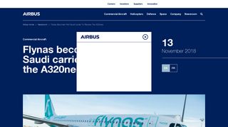 Flynas becomes first Saudi carrier to receive the A320neo - Airbus