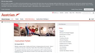 myAustrian FlyNet - Austrian Airlines