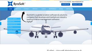 BytzSoft: Aircraft Maintenance Software | Aviation MRO System