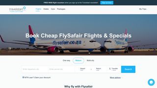 Cheap FlySafair Flights: Flight Bookings & Specials - Travelstart.co.za