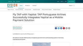 Fly TAP with Yapital: TAP Portuguese Airlines Successfully Integrates ...