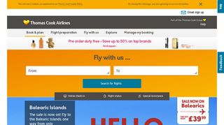 Thomas Cook Flights – Fly Thomas Cook Airlines