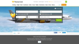 Flights | Airline Tickets 2018 / 2019 | Thomas Cook