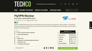 FlyVPN Review 2019 - Slow, Awkward VPN for the Price - Tech.co