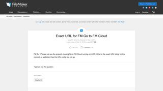 Exact URL for FM Go to FM Cloud | FileMaker Community