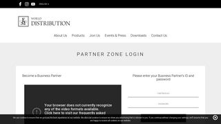 Partner Zone login - FM World Distribution