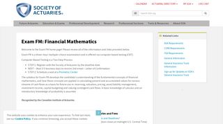 Exam FM: Financial Mathematics | SOA