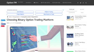 Choosing Binary Option Trading Platform, trading software ... - Option FM