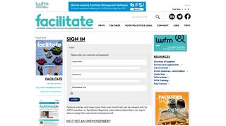 login | Facilitate | Workplace & Facilities Management Magazine