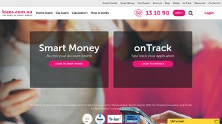 Login - Smart Money and onTrack - Loans.com.au