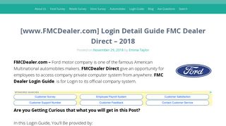FMCDealer | Login @ FMC Dealer Direct - Fmcdealer.com