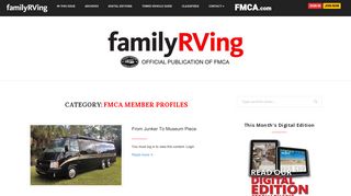 FMCA Member Profiles Archives - Family RVing Magazine