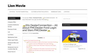 Etis DealerConnection – All about FMCDealer Ford Login and Stars ...