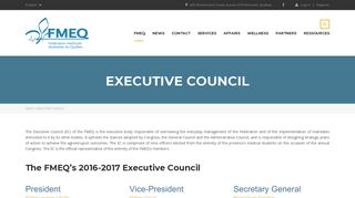 Executive Council – FMEQ