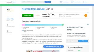 Access webmail.fmgl.com.au. Sign In