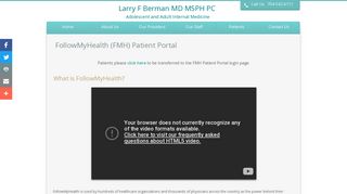 Patient Portal - Larry F Berman MD MSPH PC