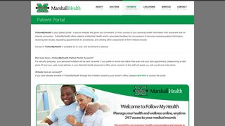 Patient Portal - Marshall Health