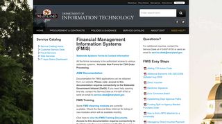 FMIS (Financial Systems)