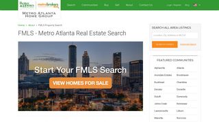 FMLS - Search Homes For Sale | IDX Listings & Area Map