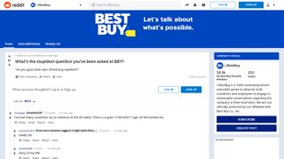 What's the stupidest question you've been asked at BBY? : Bestbuy ...