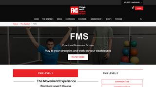 FMS.com - Functional Movement Systems