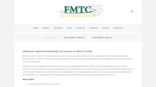 Online Bill Pay — FMTC