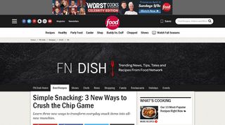 Simple Snacking: 3 New Ways to Crush the Chip Game | FN Dish ...