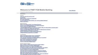 FNBT FCB Mobile Banking