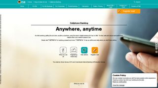 Cellphone Banking - Ways to bank - FNB
