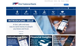 First National Bank: Business & Personal Banking in PA, OH, NC, SC ...