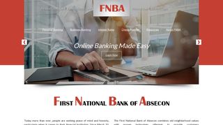 First National Bank of Absecon: Home
