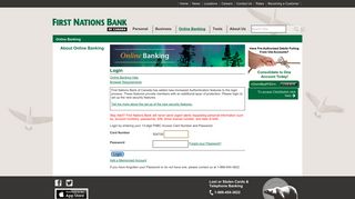 First Nations Bank of Canada - Online Banking