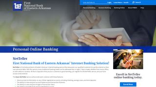 Personal Online Banking › First National Bank of Eastern Arkansas