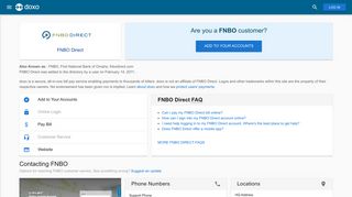 FNBO Direct (FNBO): Login, Bill Pay, Customer Service and Care Sign ...