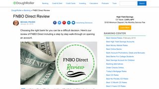 FNBO Direct Review - DoughRoller