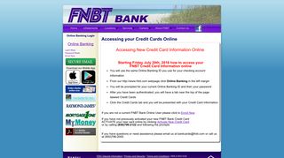 Online Banking Login - FNBT.com