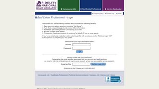 FNHW Online Order - Fidelity National Home Warranty