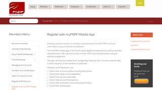 Fiji National Provident Fund - Register with myFNPF Mobile App