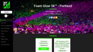 Foam Glow 5K™ - Portland - RunSignup