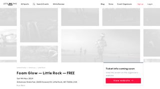 Foam Glow – Little Rock – FREE 2019 — Sat 9 Nov — Book Now at ...