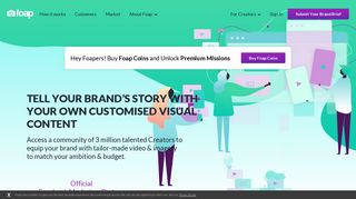 Foap.com: Tailor-made video & imagery crowdsourced from 3M ...