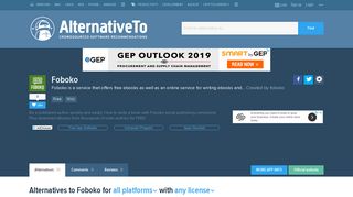 Foboko Alternatives and Similar Websites and Apps - AlternativeTo.net