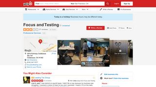 Focus and Testing - 26 Reviews - Professional Services - 5016 ...