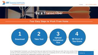 Be a Transcriber - Focus Forward Transcription