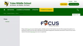 Focus / Overview - Nassau County School District