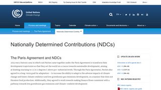 Nationally Determined Contributions (NDCs) | UNFCCC