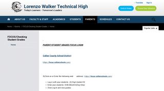 FOCUS/Checking Student Grades / Home - Collier County Public ...