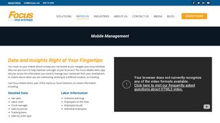 Mobile Management| Focus POS Systems