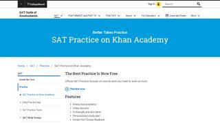 Personalized SAT Practice on Khan Academy | SAT Suite of ...