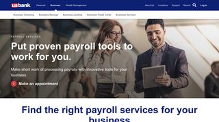 Payroll services for businesses | U.S. Bank